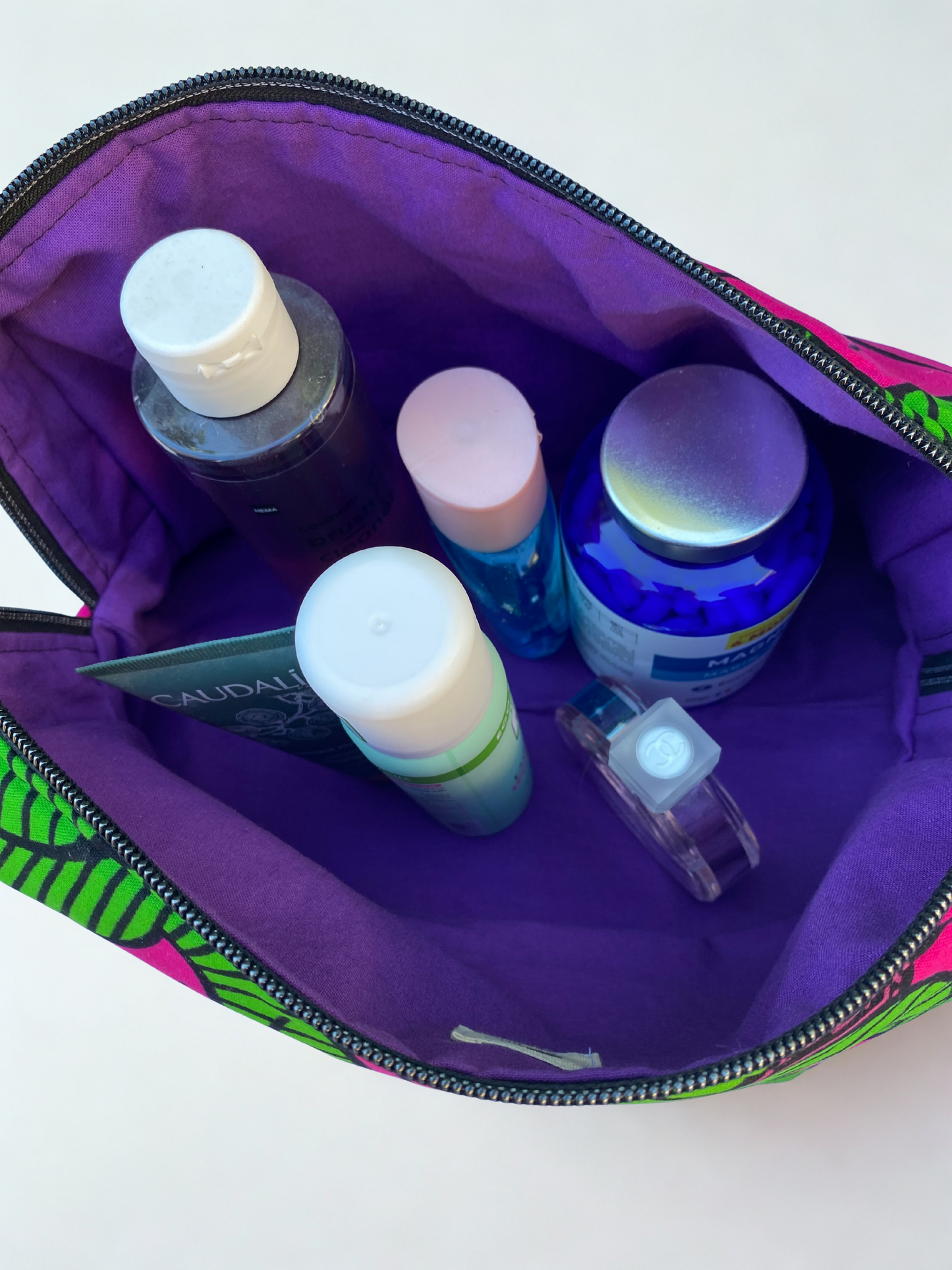 Trousse de toilette molletonnée wax 🌷🌺🍀