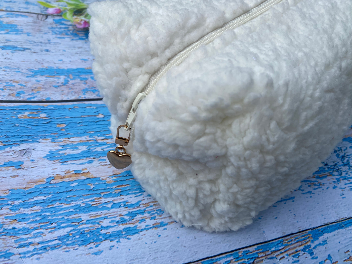 Trousse de toilette coeur doudou