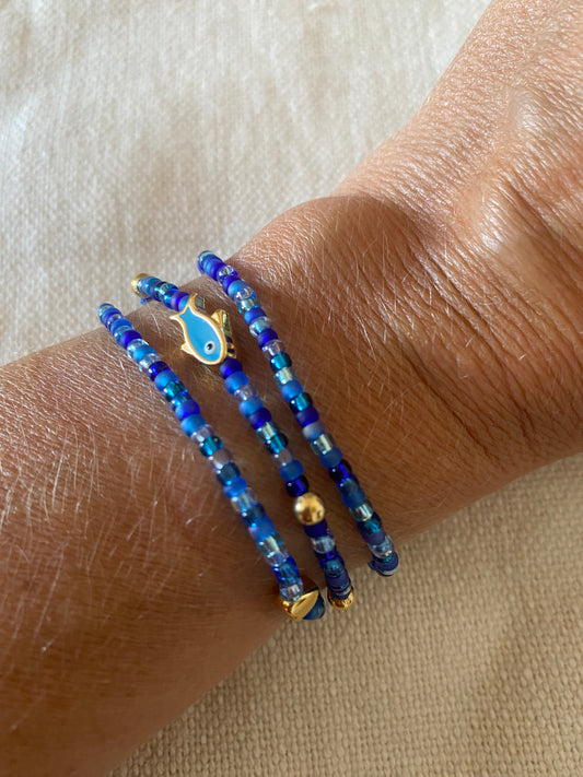 Trio de bracelets Azur🐟