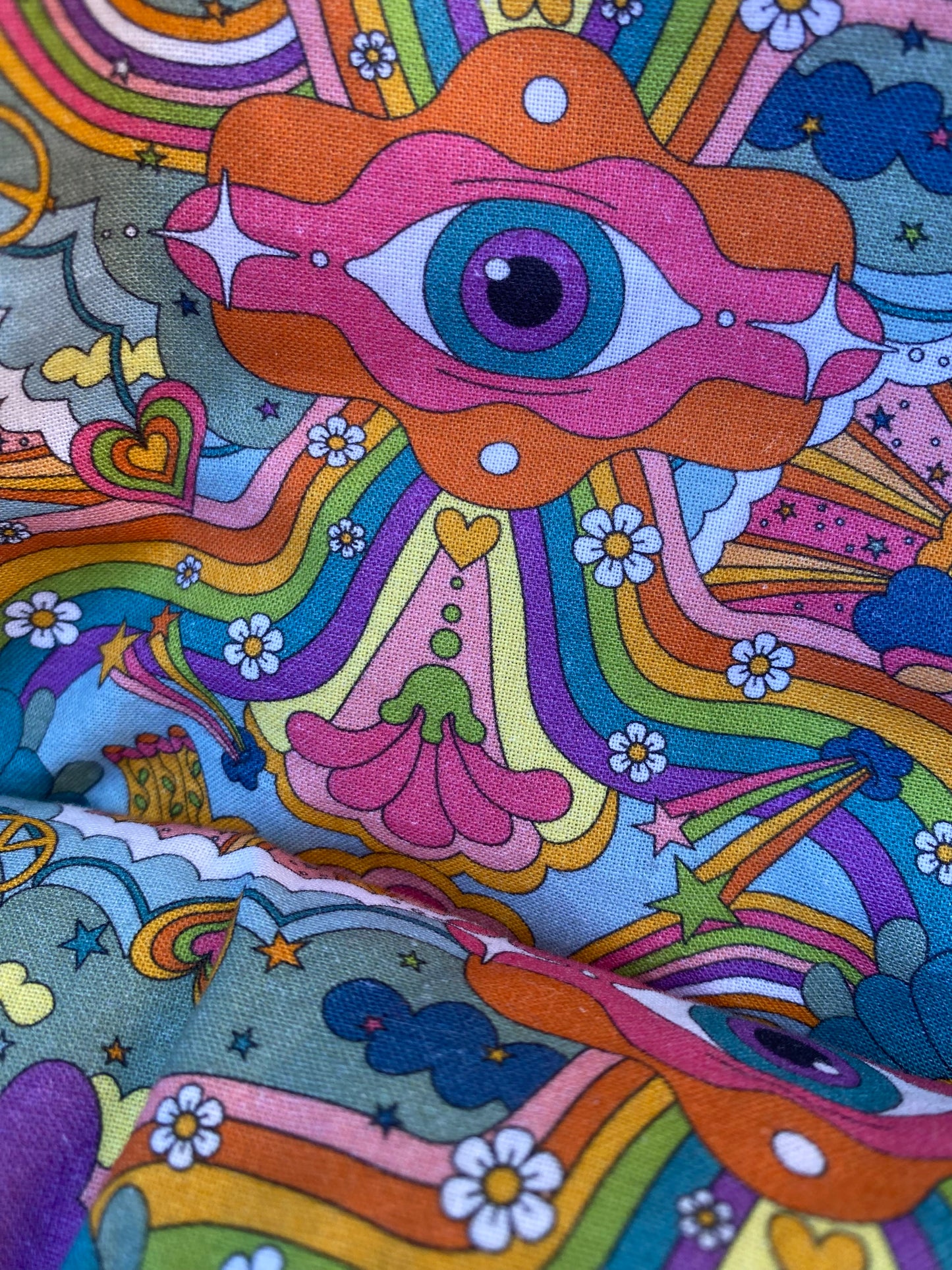 Housse d'ordinateur portable Psychédélique ☮️🌸🌻✨