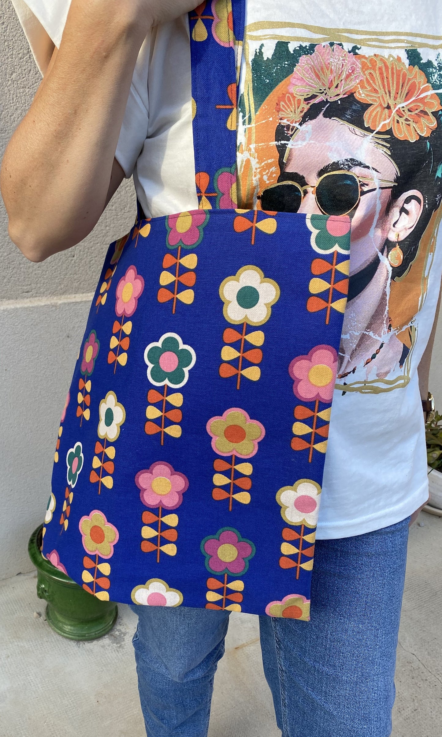 Tote Bag Flower Power