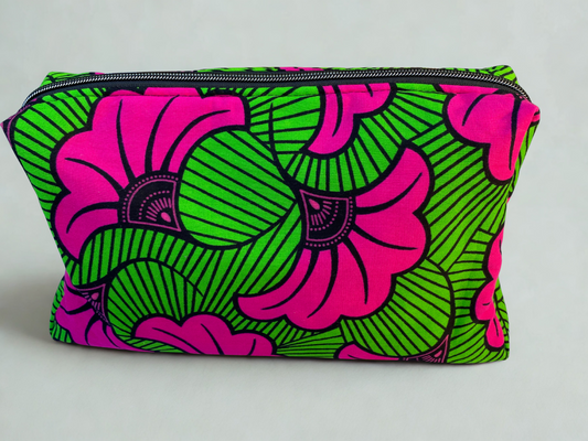 Trousse de toilette molletonnée  wax 🌷🌺🍀