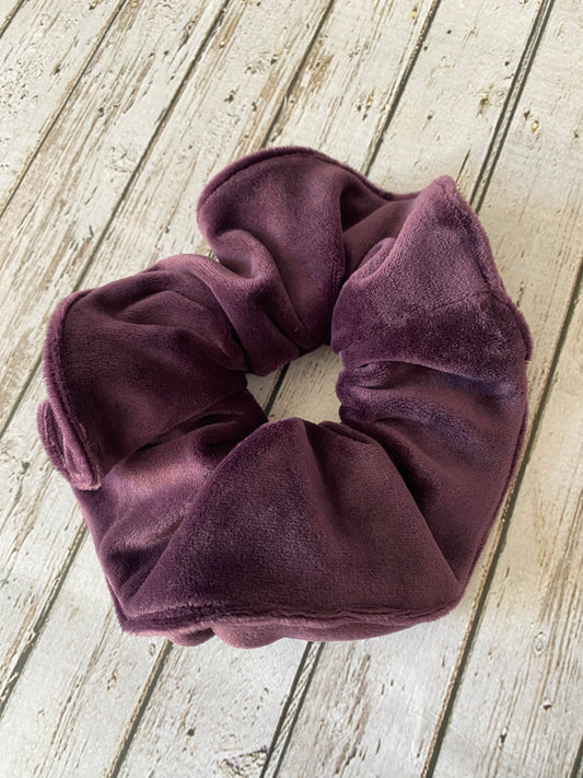 Chouchou Maxi velours violet