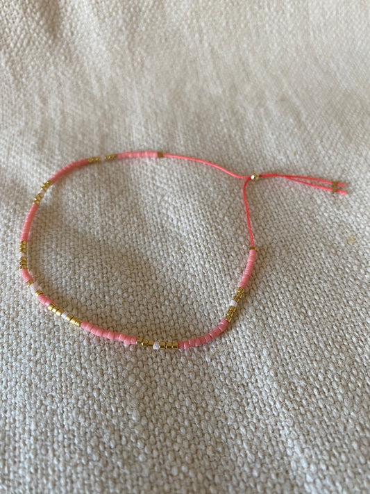 Bracelet réglable en perles de Miyuki