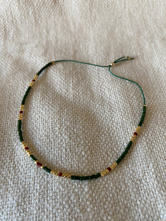 Bracelet  réglable en perles de Miyuki
