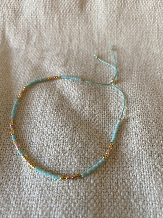 Bracelet réglable en perles Miyuki