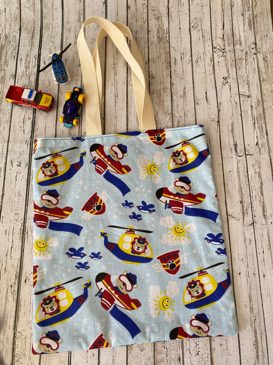 Tote Bag  avion enfant